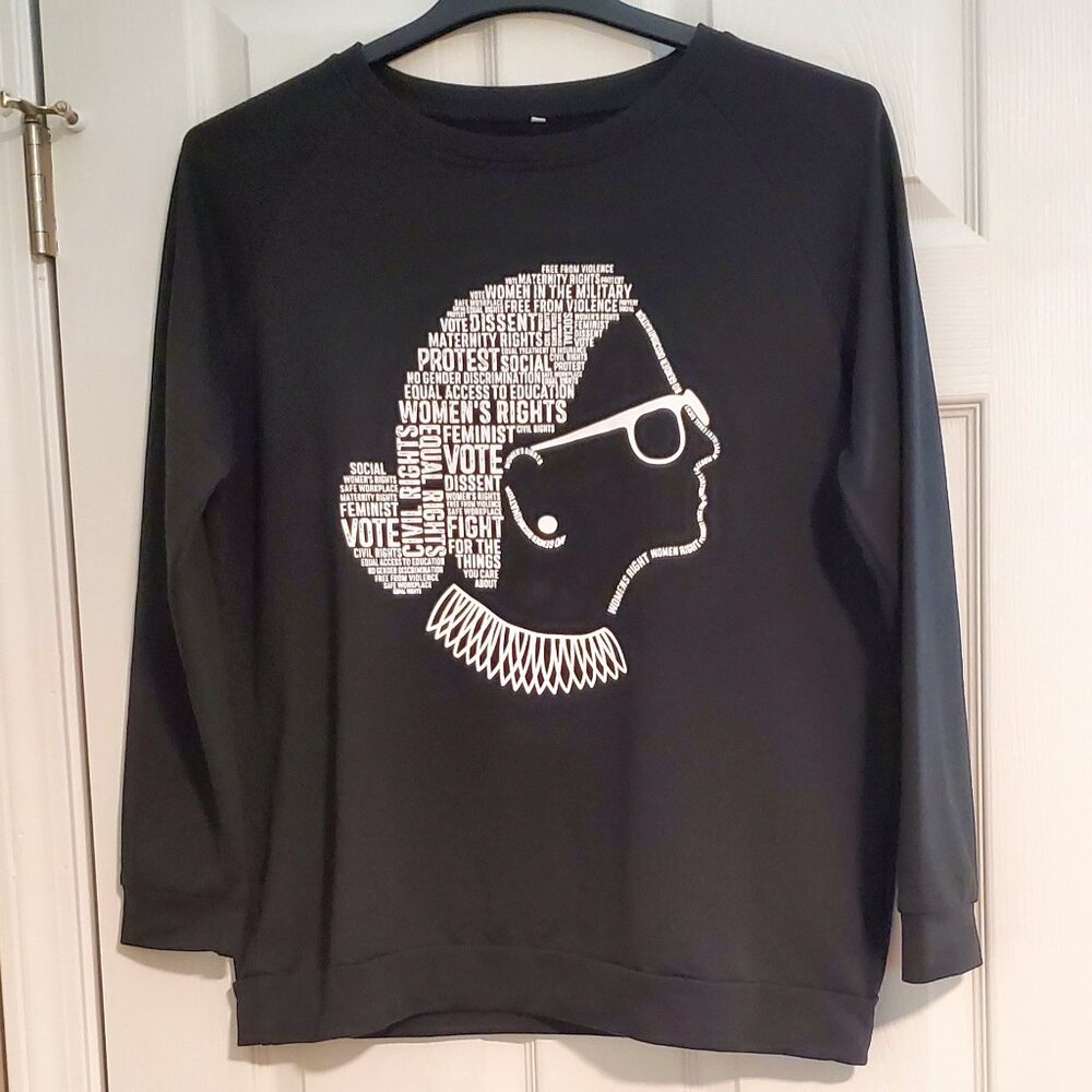 RBG Black Long Sleeve Sweater size XL
